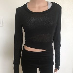 Avec black sport t-shirt L (A-07)